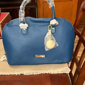 Joy Susan Elegant Blue Satchel